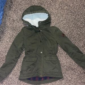 Army Green Hollister Jacket
